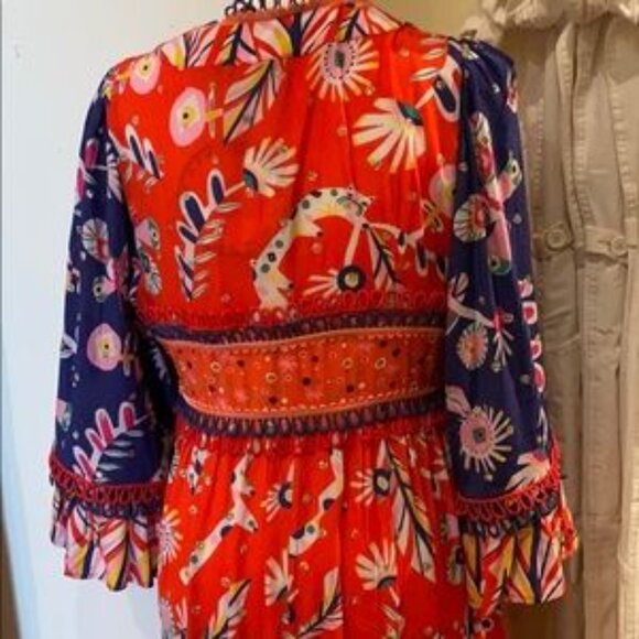 Long dress with long sleeves great colors - Picture 2 of 7